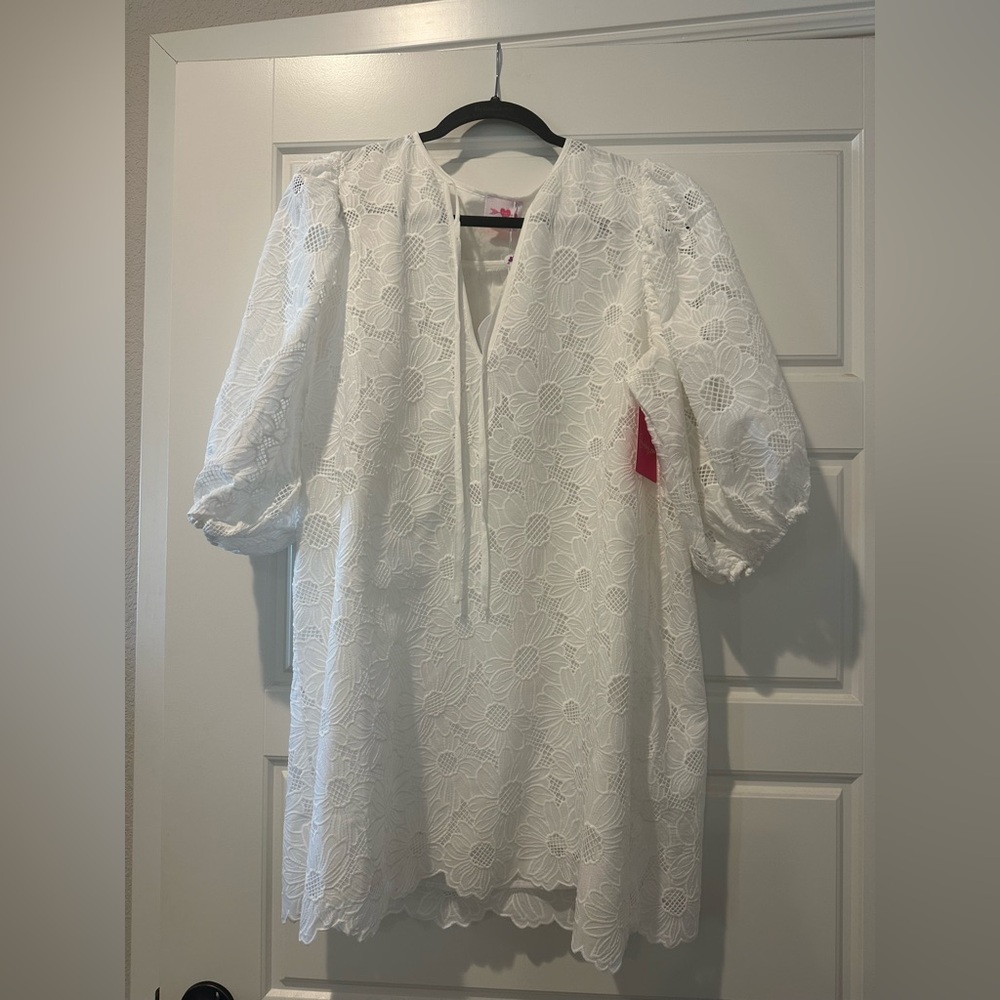 Buddy Love White Lace Dress